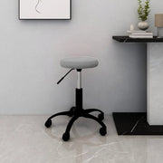 Sedia da Ufficio Girevole Grigio Chiaro in Velluto 333174