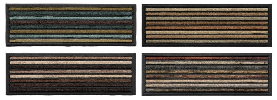 1 Pezzo Zerbino Tappeto Stampato Magic Gomma Naturale 25 x 75 cm 4 Decori