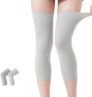 Protettori ginocchiali - 28*11,5 cm - adatti a uomini e donne - supporto ginocchi - maniche di gamba - protettori ginocchiali sottili per l'estate - protettori ginocchiali per ambienti con climatizzazione - protettori ginocchiali per sport e yoga