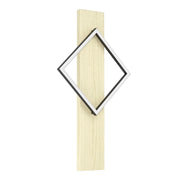 Applique Rustica Country Boyal Metallo Marrone Plastiche Bianche Led 13W 1750Lm