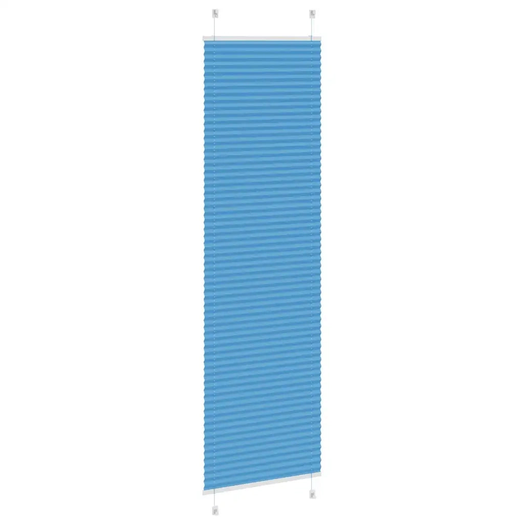 Tenda Plissettata Blu 55x200 cm Larghezza Tessuto 54,4 cm 4015202