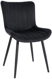 Sedia Largo nero,Velluto