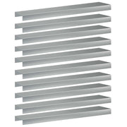 Profilo di copertura per giardino 10 pz 100 x 20 x 5 cm 8012931