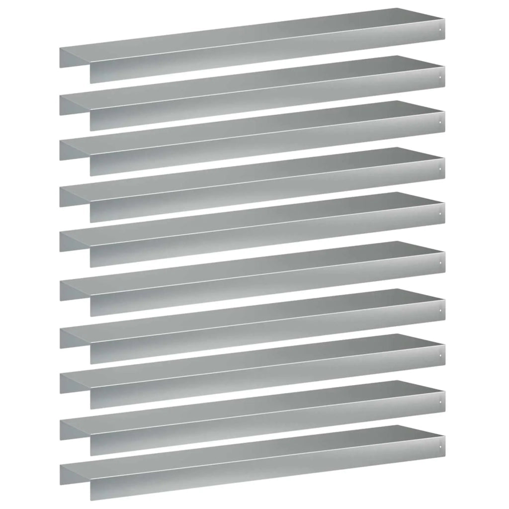 Profilo di copertura per giardino 10 pz 100 x 20 x 5 cm 8012931