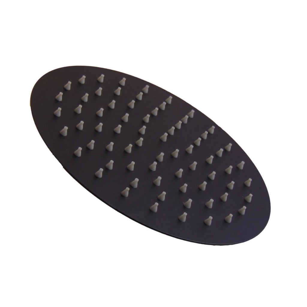 Sined Soffione Tondo 15 Nero Soffione Rotondo Nero Opaco 6 Pollici