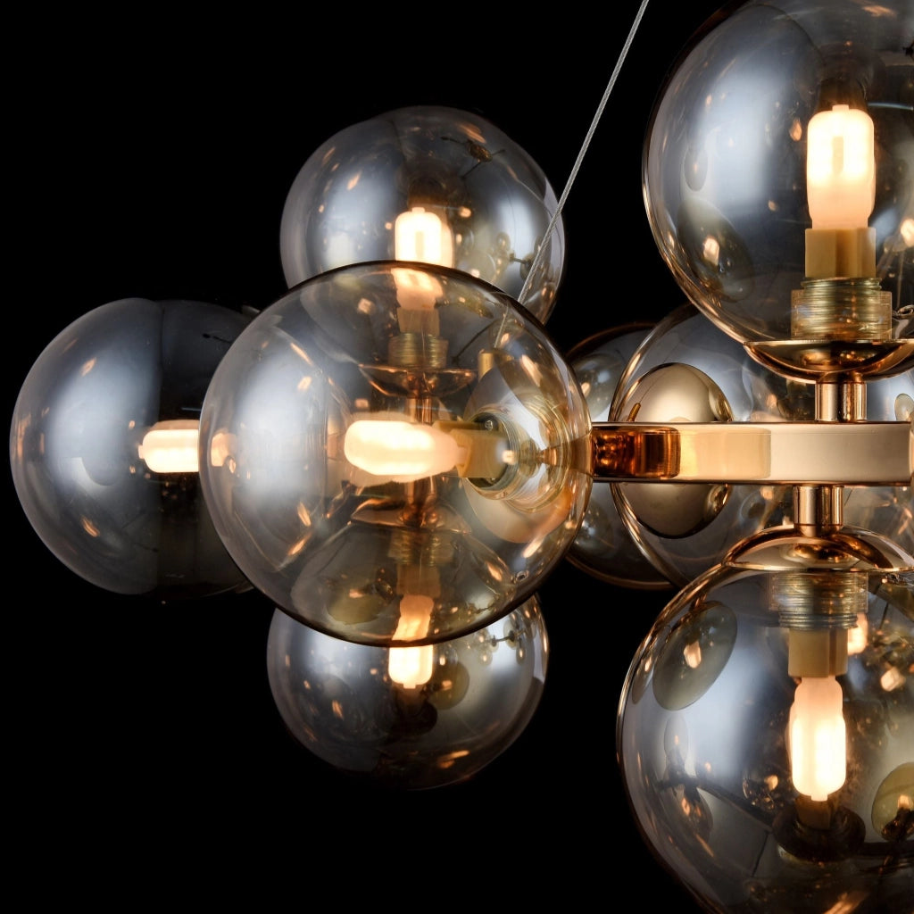 Lampada pendente Modern in Metallo Dallas Oro