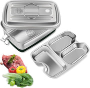 Borsa da Picnic in Acciaio Inossidabile 2000 ml - Impermeabile e Sostenibile per Bambini e Adulti