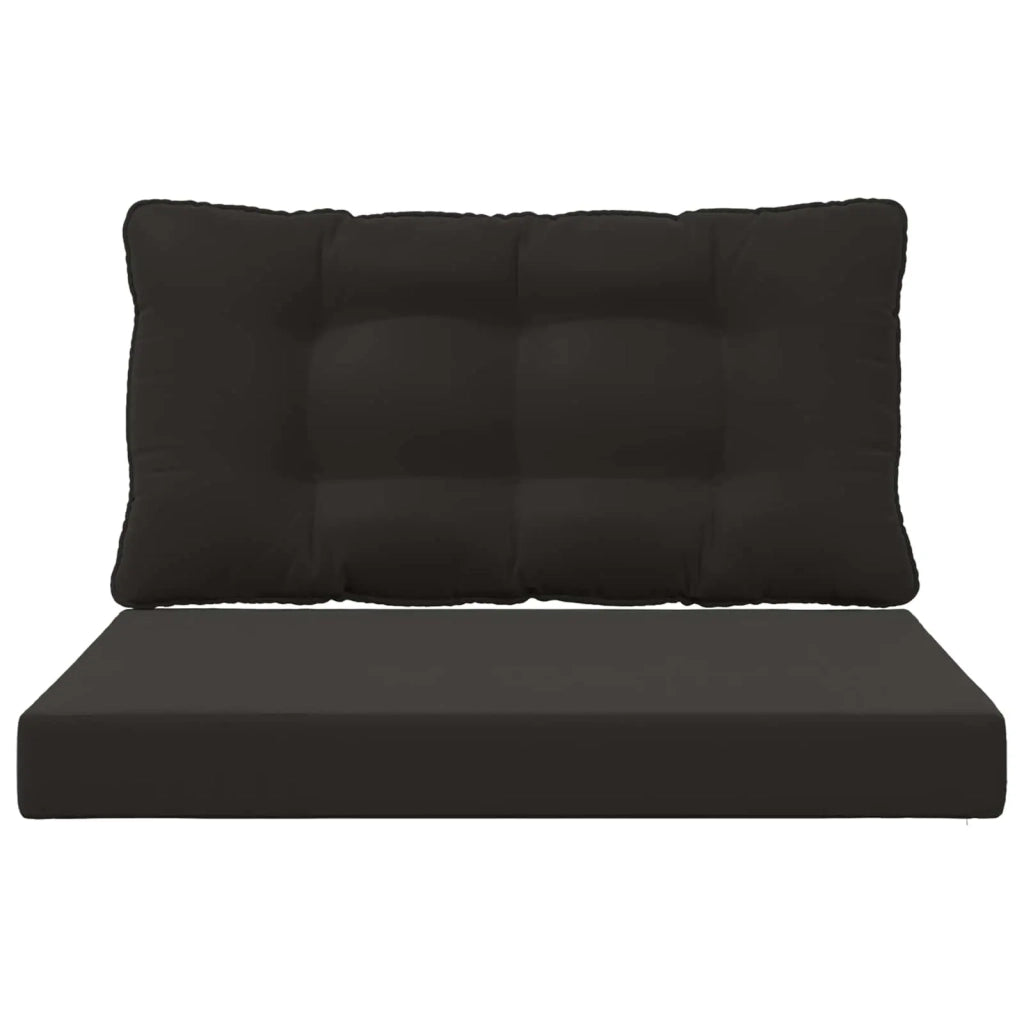 Cuscino per divano da esterno 2 pcs Nero Poliestere 900904