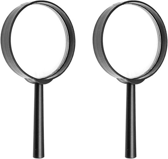Vergrootglas portatile per bambini - 2 pezzi - con lente da 6 cm - detective spion giocattolo