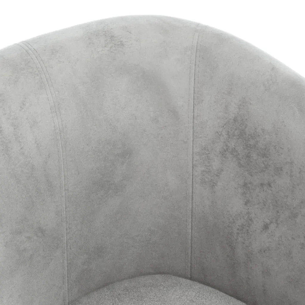 Divano Sedia-Poltrona Cabriolet Grigio Chiaro in Velluto 774425