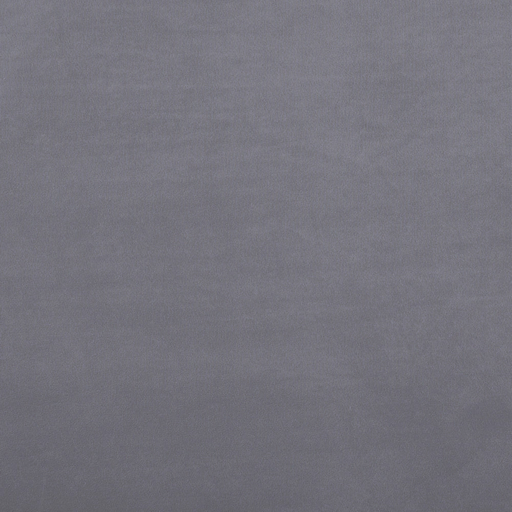 Letto grigio velluto tappezzeria doppia dimensione gambe dorate testiera con rete a doghe 140 x 200 cm design minimalista