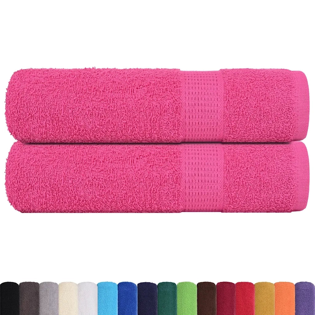 Asciugamani da Doccia FROGN 2 pz | Teli per bagno Rosa 70x140 cm 360 g/m2