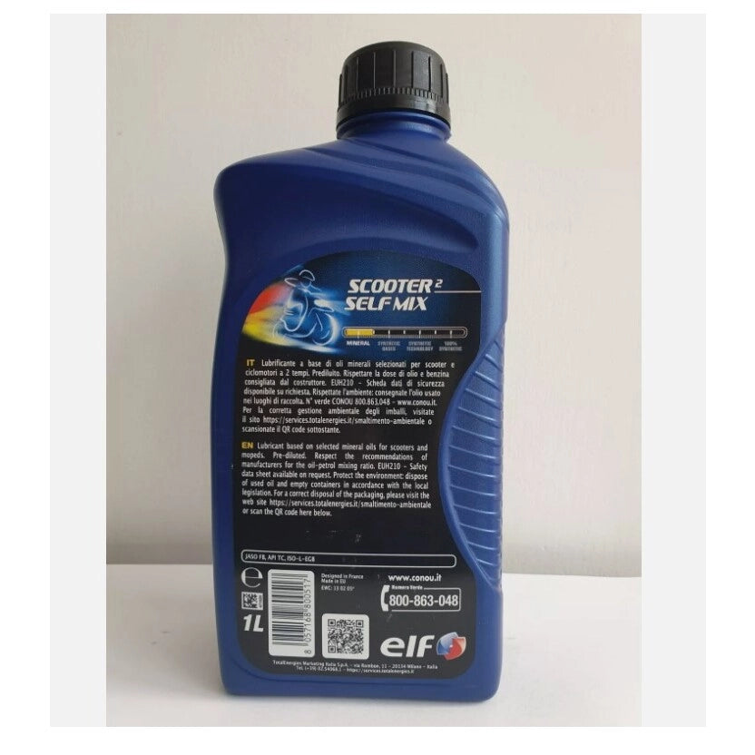 OLIO SCOOTER ELF SCOOTER 2 SELF MIX 2T 1L API TC