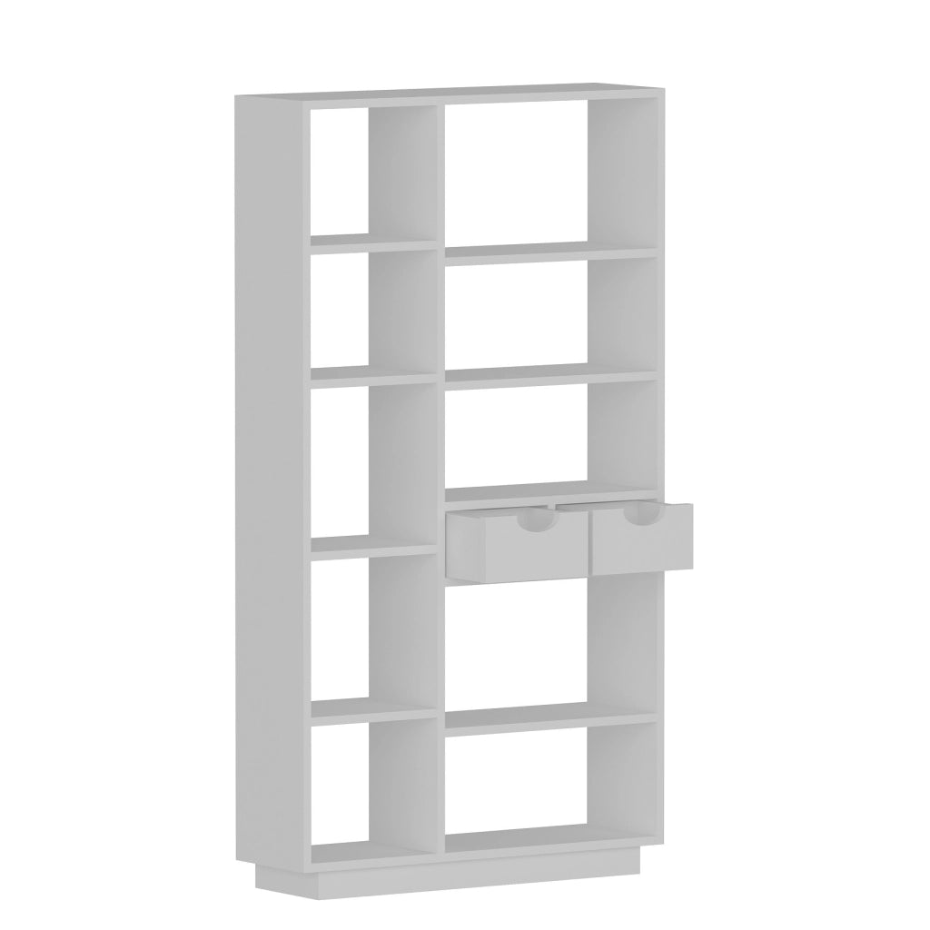 Libreria in legno "Luma" - 80 x 25 x 188 cm - Bianco