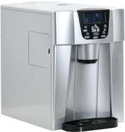 Macchina per confezionare cubetti di ghiaccio con stazione per acqua - 9 cubetti di ghiaccio in 6-10 minuti, 12 kg al giorno - Soluzione ideale per cucina, ufficio e party