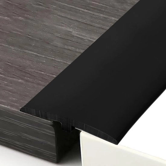 Profilo di transizione T, transizione T a 5x300cm, striscia di transizione PVC autofissante profilo T, striscia di transizione per soglie porte e pavimenti per pavimenti in lastre di laminato