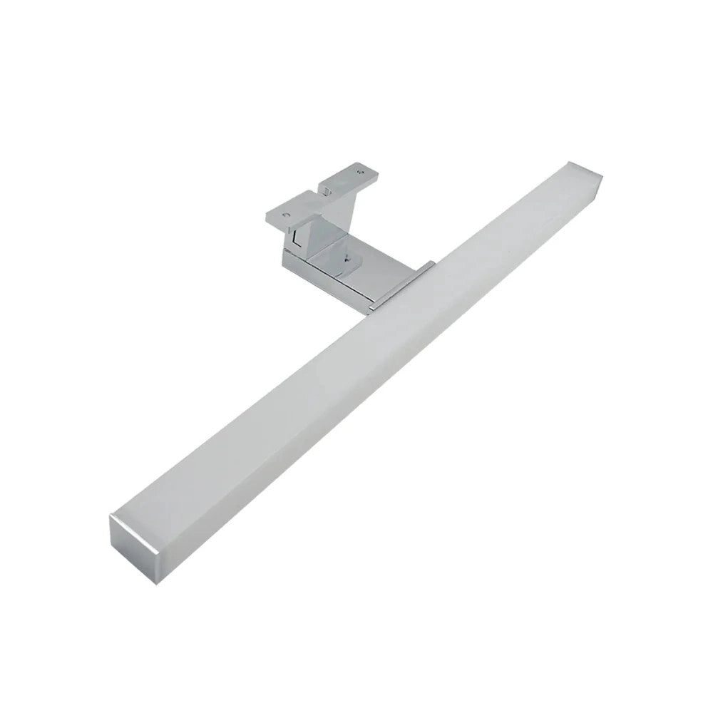 Trade Shop - Lampada Led Per Specchio Bagno 6w Luce 4000k Ip44 Argento Doppia Istallazione 400pc-1-an -