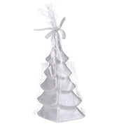 Candela Albero Natale Argento paraffina 8 h 22 5 cm