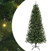 Albero di Natale | Decorazioni natalizie artificiale con 300 LED Verde 240 cm PE e PVC