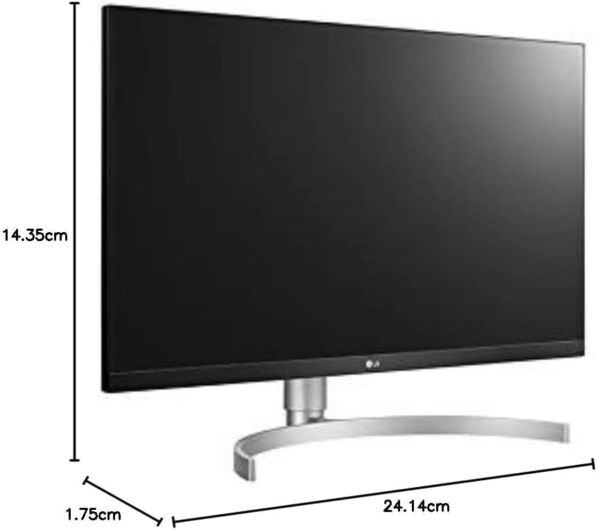 27UL850 Monitor 27" UltraHD 4K LED IPS HDR, 3840x2160, AMD FreeSync 60Hz, HDMI 2.0 (HDCP 2.2), Display Port 1.4, USB-C, USB Hub, Speaker Stereo, Uscita Audio, Flicker Safe, Stand Pivot, Bianco