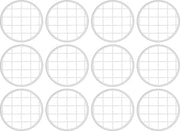 12 Set di Coperture a Griglia per Bicchieri di Vetro - Inserti per Coperture a forma di Rana - Coperture per Vasi di Fiori - Decorazioni per la Camera da Pranzo e la Lavatrice