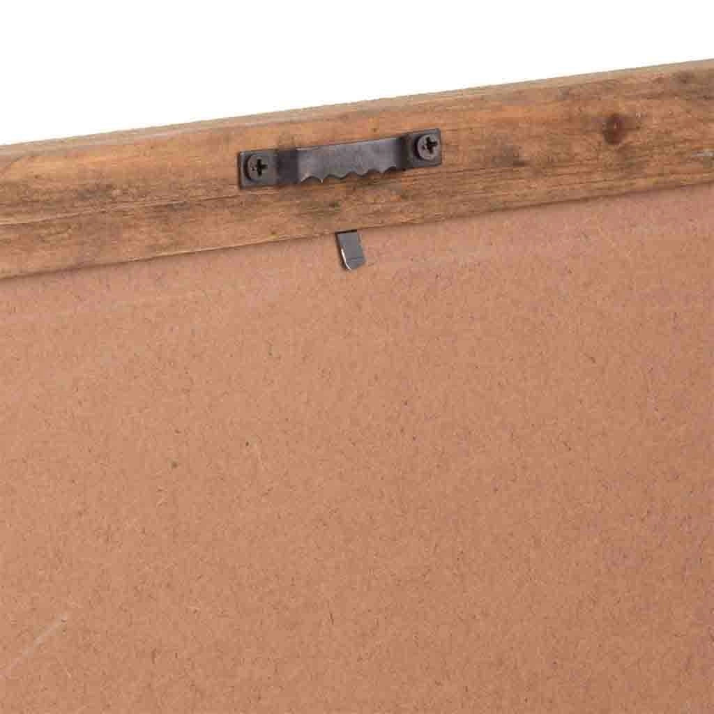 Cornice in legno e tessuto