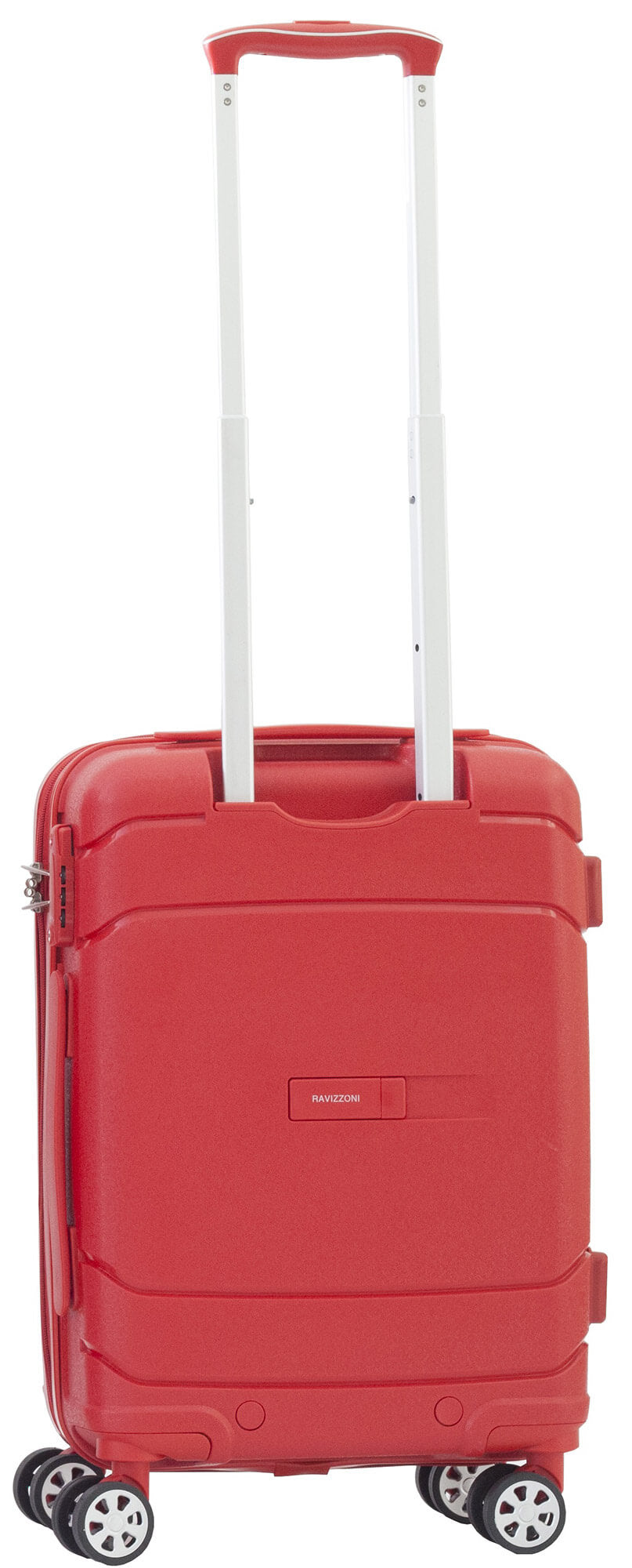 Trolley Valigia Bagaglio a Mano Rigida in Polipropilene 4 Ruote TSA Ravizzoni Cuba Libre Rosso
