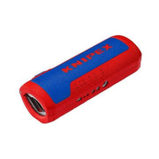 KNIPEX 90 22 02 SB TwistCut Tagliatubo per Tubi Corrugati in Plastica Diametro 13-32 mm con Sguainacavi Integrato colore Nero