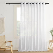 Tende 254 x 240 cm - Semi-trasparenti - Con Occhielli - Decorazione - Protezione dalla Vista - Materiau Respirante - Decorazione per Finestre