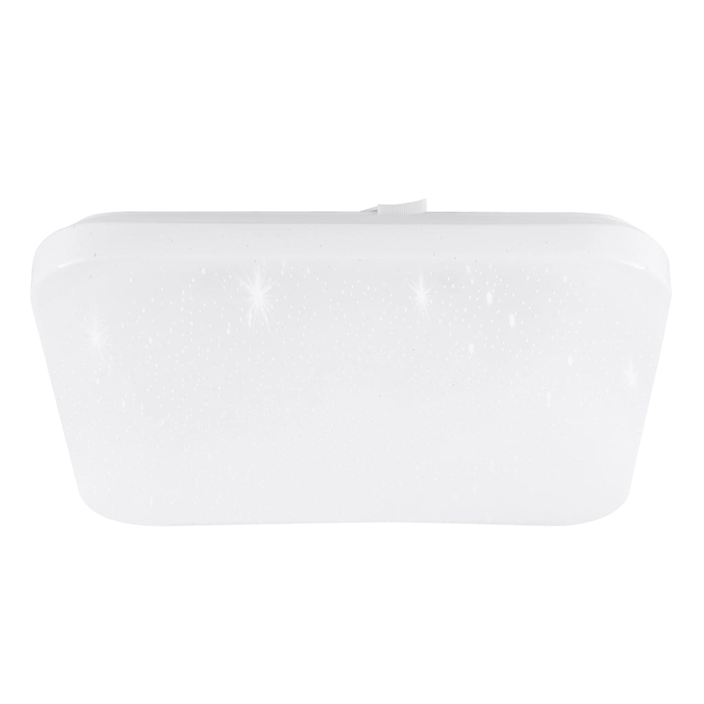 Plafoniera Moderna Frania-S Acciaio Bianco Luce Led Integrato 14,6W