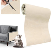 Mat per gatto autofibroso 200cm x 40cm, protezione per divano con mat per gatto autofibroso DIY tagliabile, mat per gatto autofibroso adesivo per parete per la protezione del divano