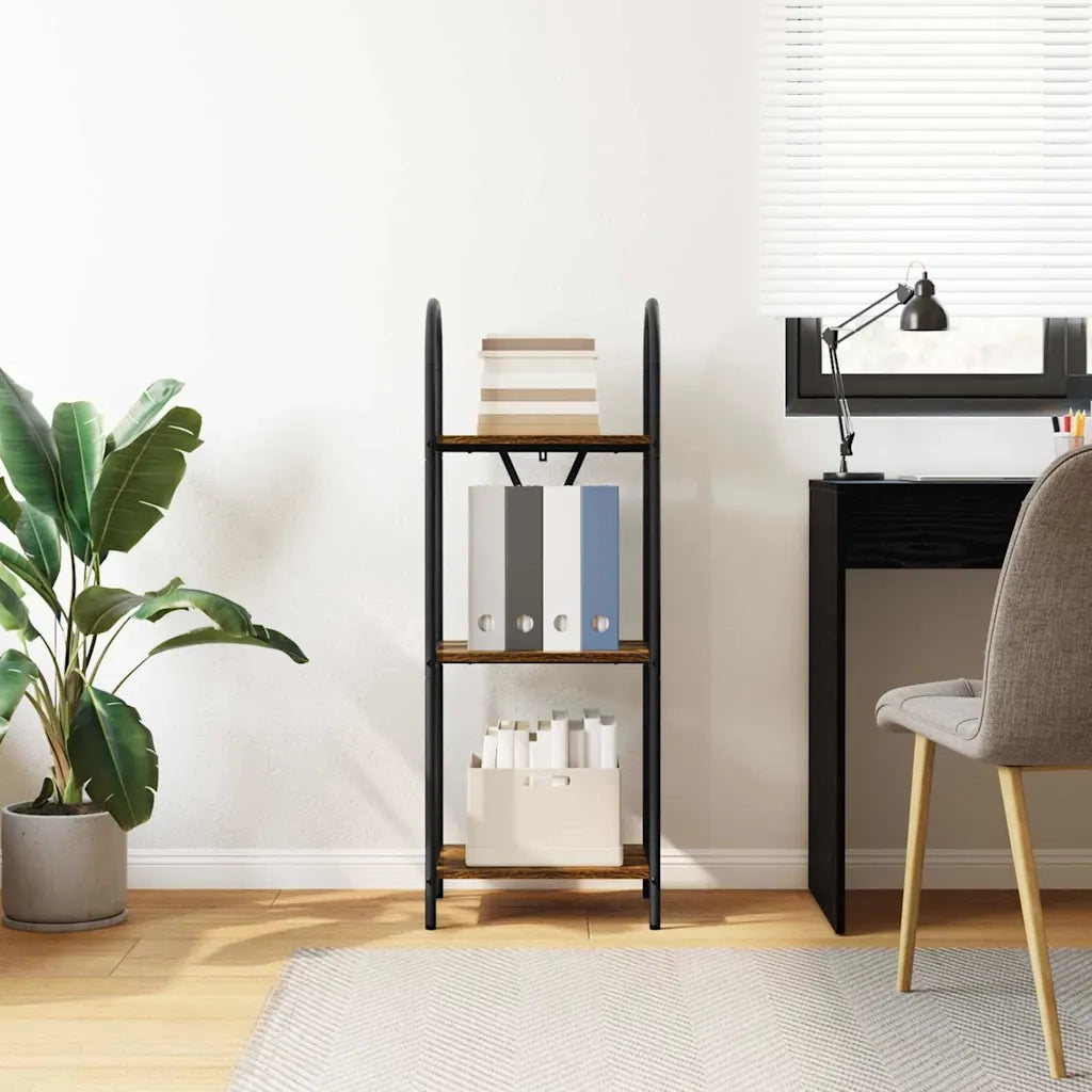 Libreria Rovere fumé 40 x 30 x 109 cm Legno multistrato 879937