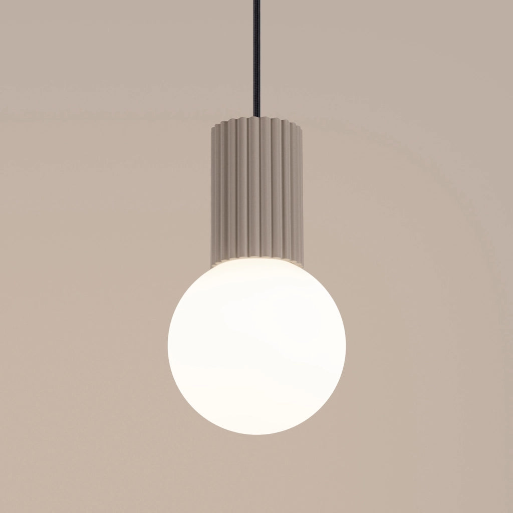 Lampada a sospensione HALO 1 taupe
