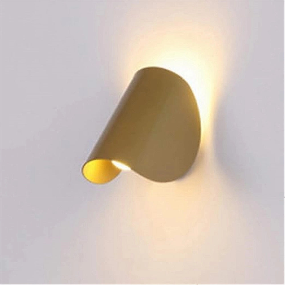 Trade Shop - Applique Da Parete Oro In Metallo Lampada Attacco G9 Design Moderno Ip20 32743 -