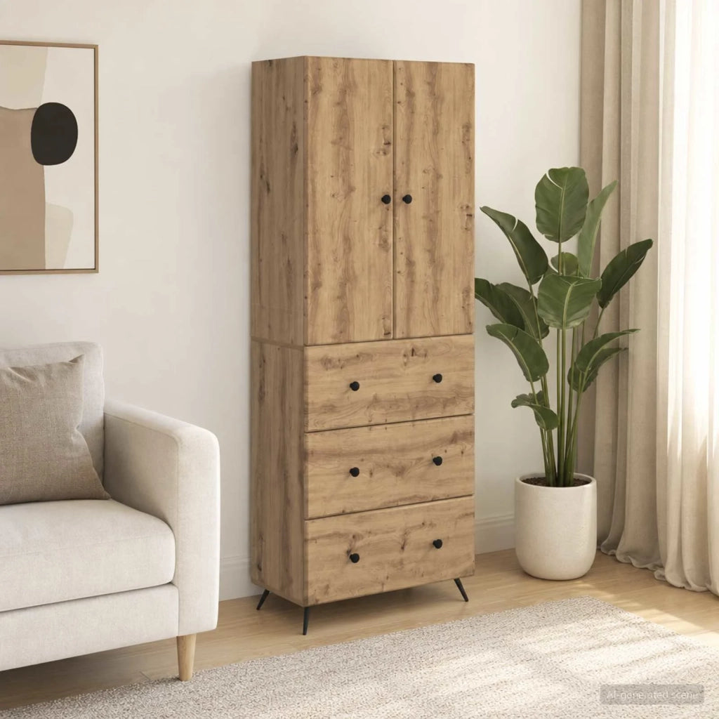 Set di armadi 2 pcs Rovere Artigianale 66 x 34,5 x 90 cm 3416888