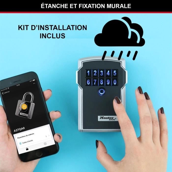 BLOCCO MASTER Sicuro Bluetooth Keybox - Formato L - Keybox connesso