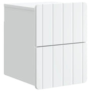 Mobiletto da notte a muro con cassetto Bianco 33 x 34,5 x 43 cm 898295