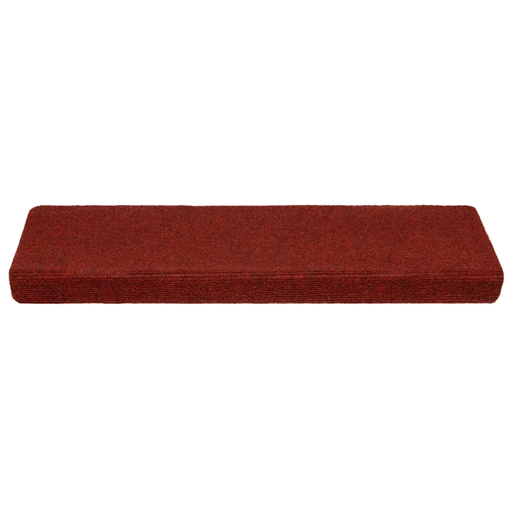 Tappetini Autoadesivi per Scale 20 pz Rosso BordÃ² 65x21x4 cm