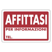 CARTELLO SEGNALETICA AFFITTASI  - EUROSIGNALS