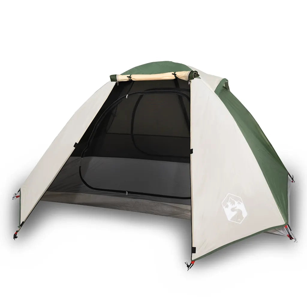 Tenda da Campeggio a Cupola per 2 Persone-Tenda per Escursionismo Verde Impermeabile 231404