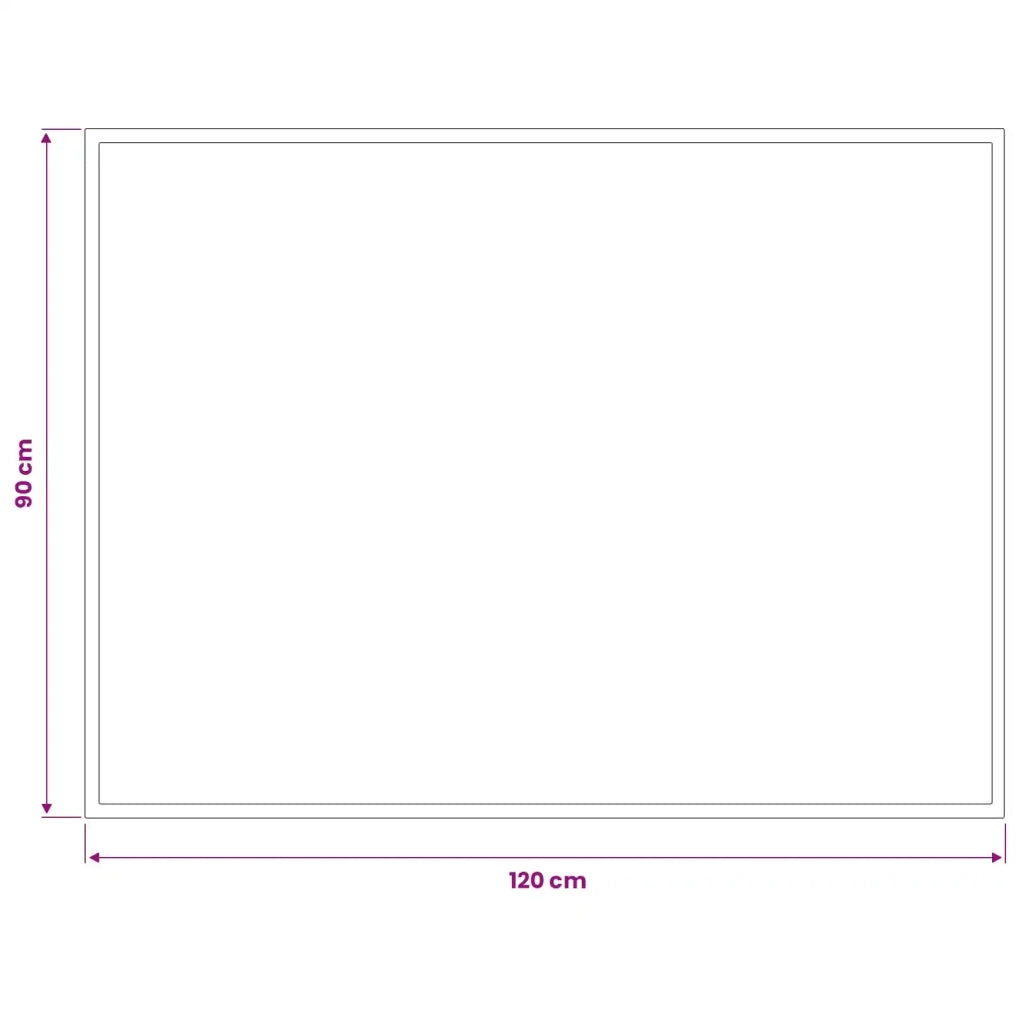 Tappetino Grigio Chiaro 120 x 90 cm 100% Poliammide 42045761