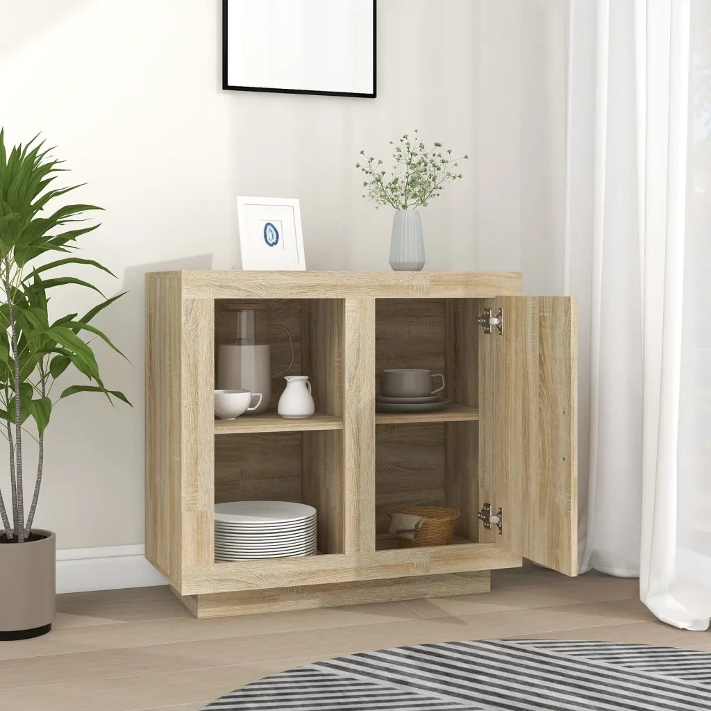 Credenza Rovere Sonoma 80x40x75 cm cod mxl 15020
