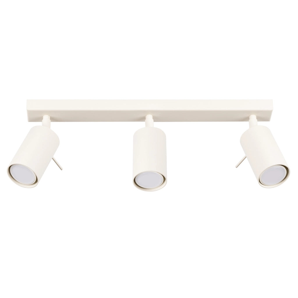 Plafoniera beige minimalista barra 45cm 3 GU10 Pure Lume