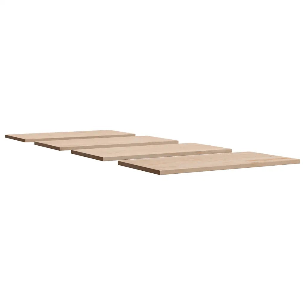 Piani Tavolo 4 pz 100x50x2,5cm Rettangolare Legno Massello Pino