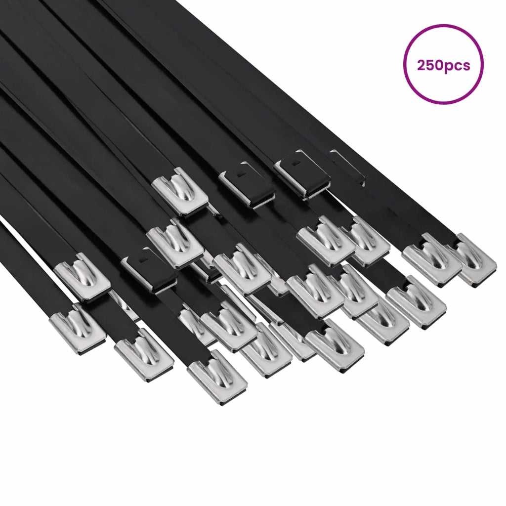 Fascetta per Cavi 250 pz 7,9 x 200 mm Nero 42029359