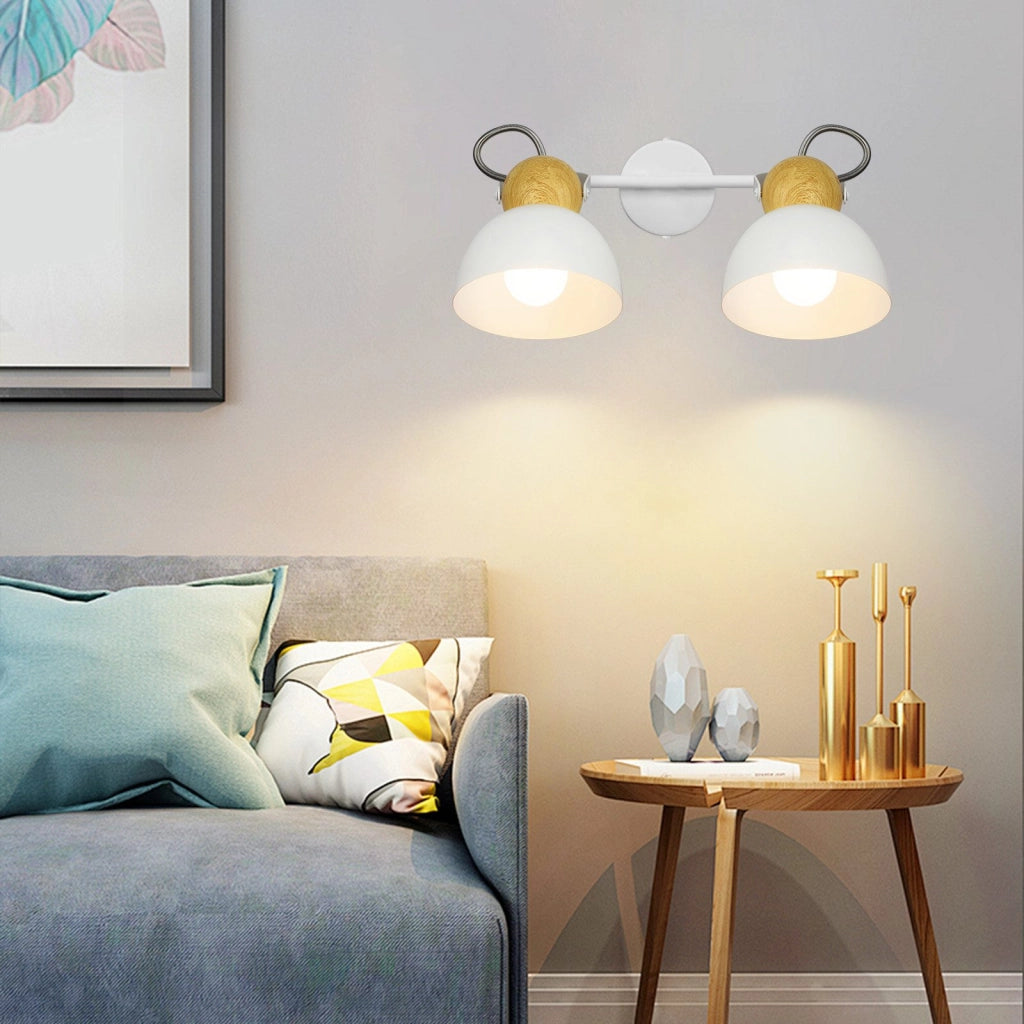 ZMH Faretto da soffitto a 2 luci orientabile a 350° Vintage Plafoniera Soggiorno