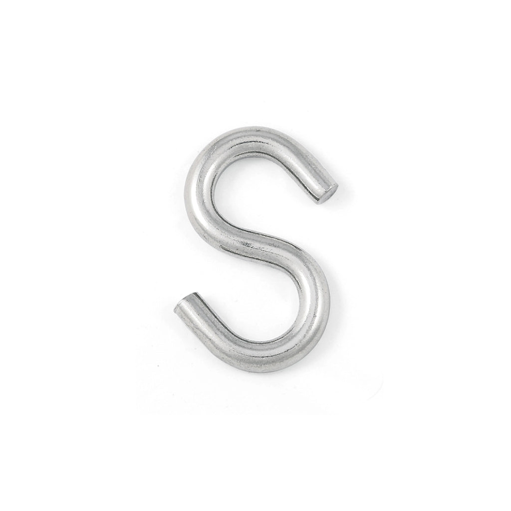 Gancio a S Ã˜ 5 mm. in acciaio Inox A4 - AISI 316 - 3 pz.