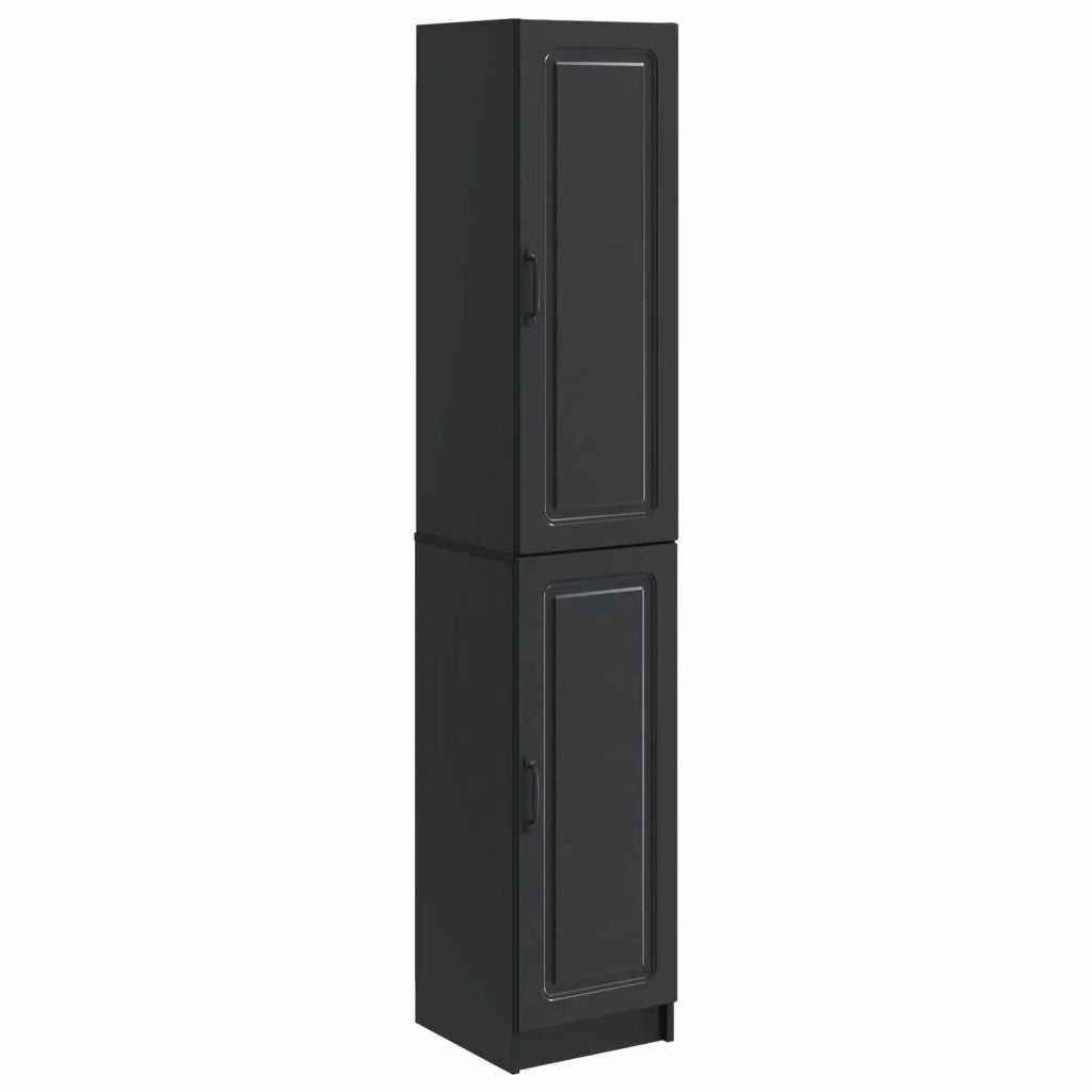 Set di armadi 2 pcs Nero Legno ingegnerizzato