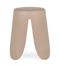 Set 4 Sgabelli  Ø37x47 cm in Similpelle Imogen Avorio