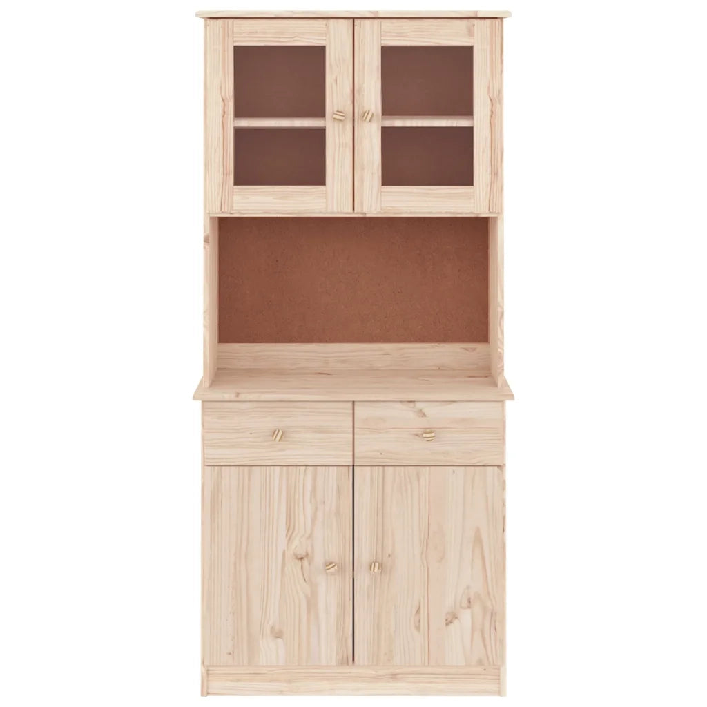 Credenza ALTA 77x35x165 cm in Legno Massello di Pino 3187773